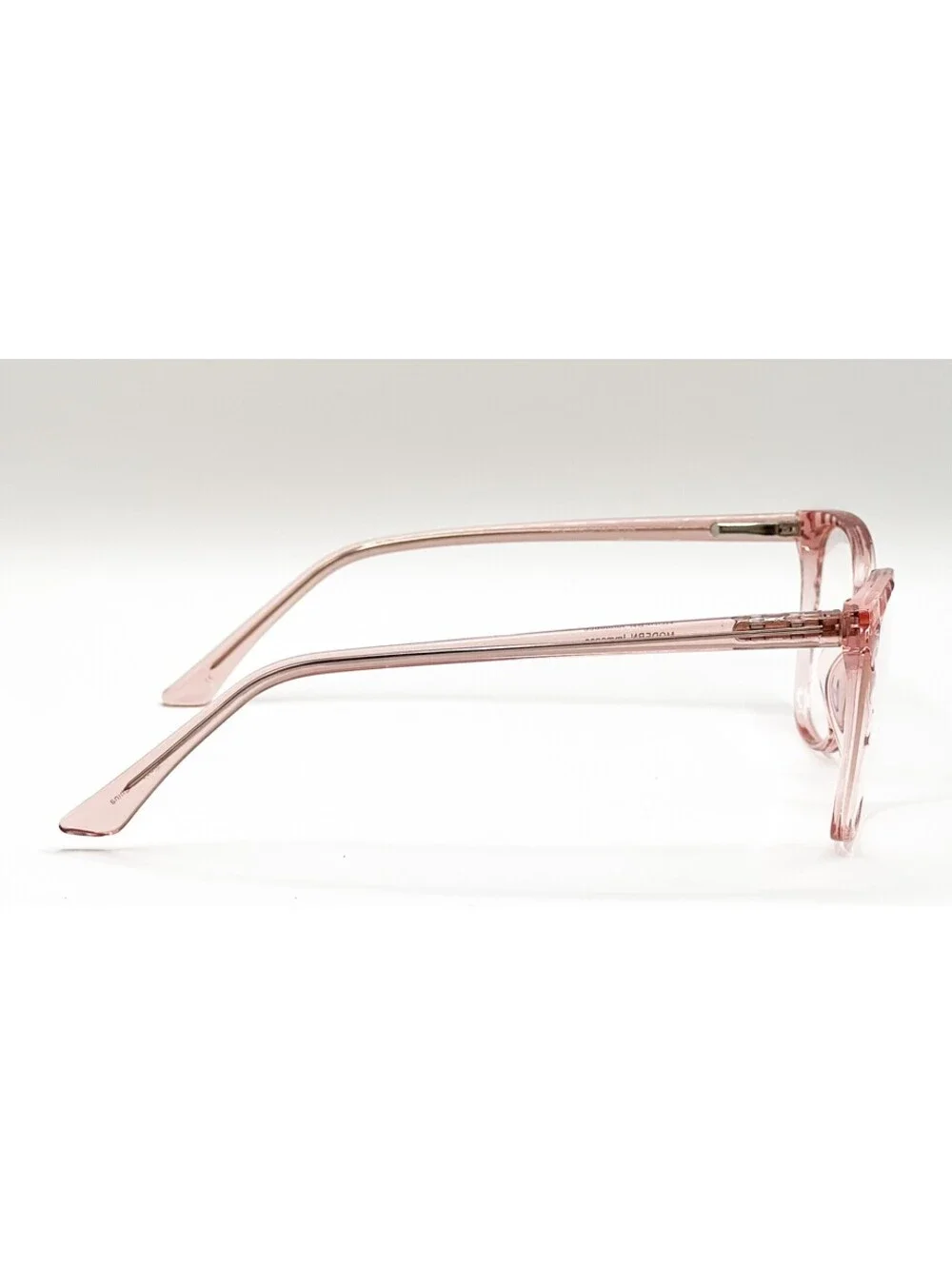 Modern Immense Pink Crystal Rectangle Authentic Eyeglass Frames 55-16-145